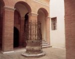 Il piccolo chiostro di palazzo Deli, sede della Sezione di Foligno