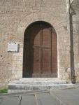 L'ingresso della vecchia sede della Sezione, nel palazzo comunale di Gubbio