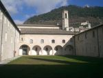 Il chiostro del convento di S. Francesco, attuale sede della Sezione