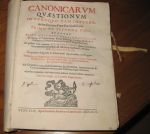 P. A. Lazzari, "Canonicarum quaestionum", Venetiis 1613 